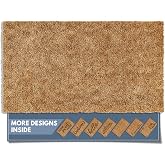 Barnyard Designs Front Door Welcome Mat (Blank, 30x17) | Printed Polyester Outdoor Rug with Non-Slip Backing; Farmhouse Doormat for Patio, Garage, or Entrance; Fits Outside Entryway