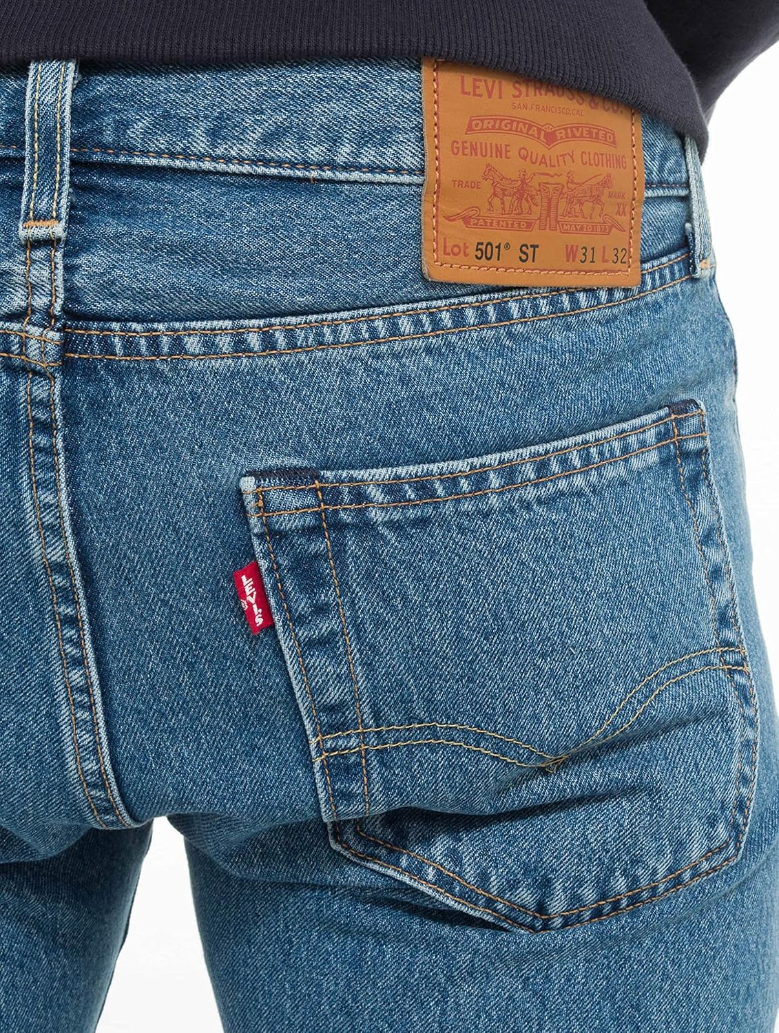 levi's 501 slim taper stonewashed