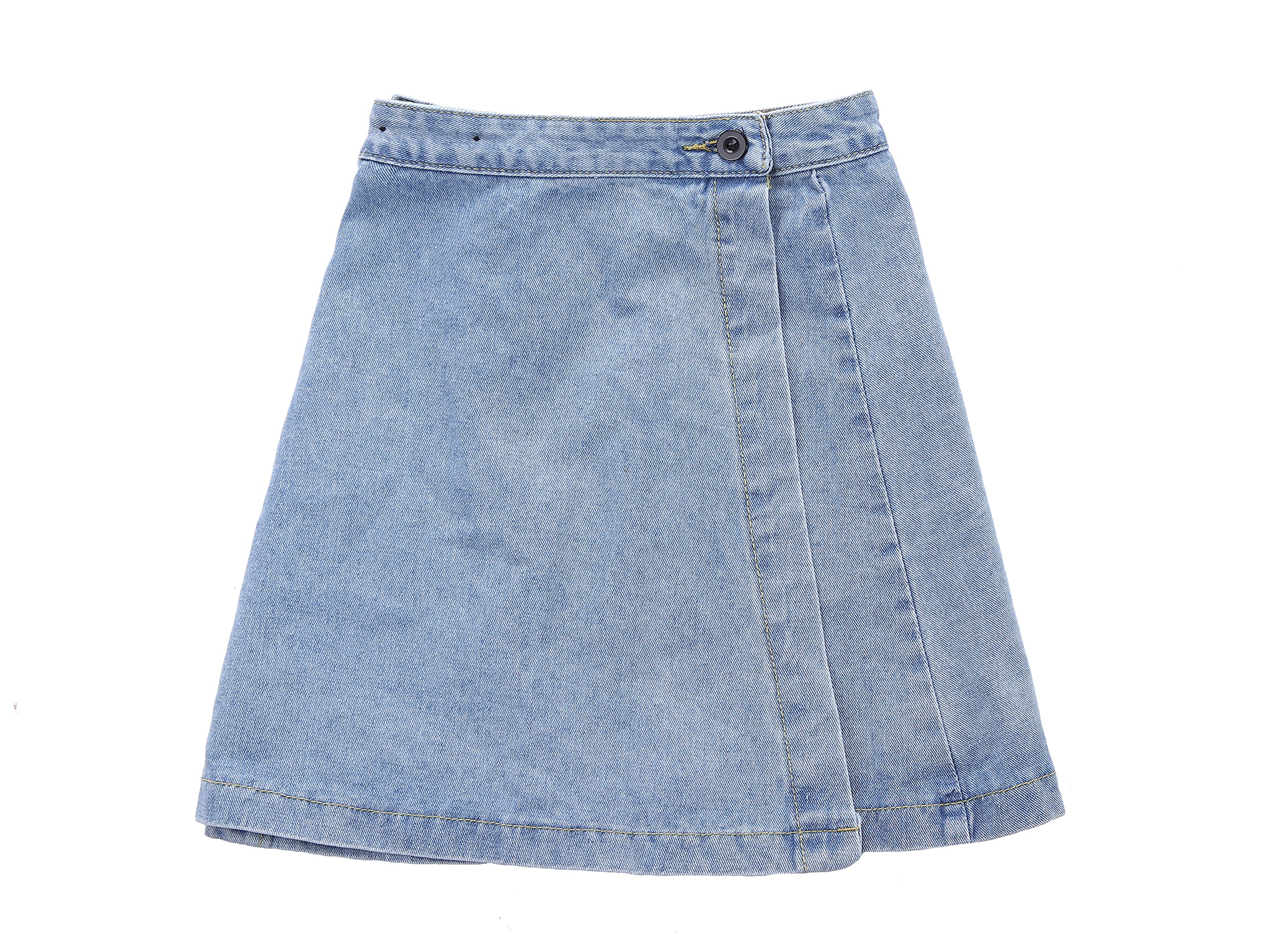 Goddess Area Women\'s Casual Short Denim Skirt (M, Blue1)