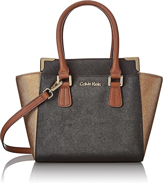 calvin klein round signature crossbody