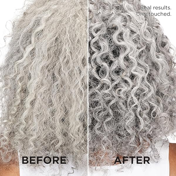 L’OREAL PARIS EVERPURE BRIGHTENING AND NOURISHING SHAMPOO FOR GRAY HAIR, SULFATE-FREE VEGAN FORMULA WITH PEPTIDES, 8.5 FL OZ