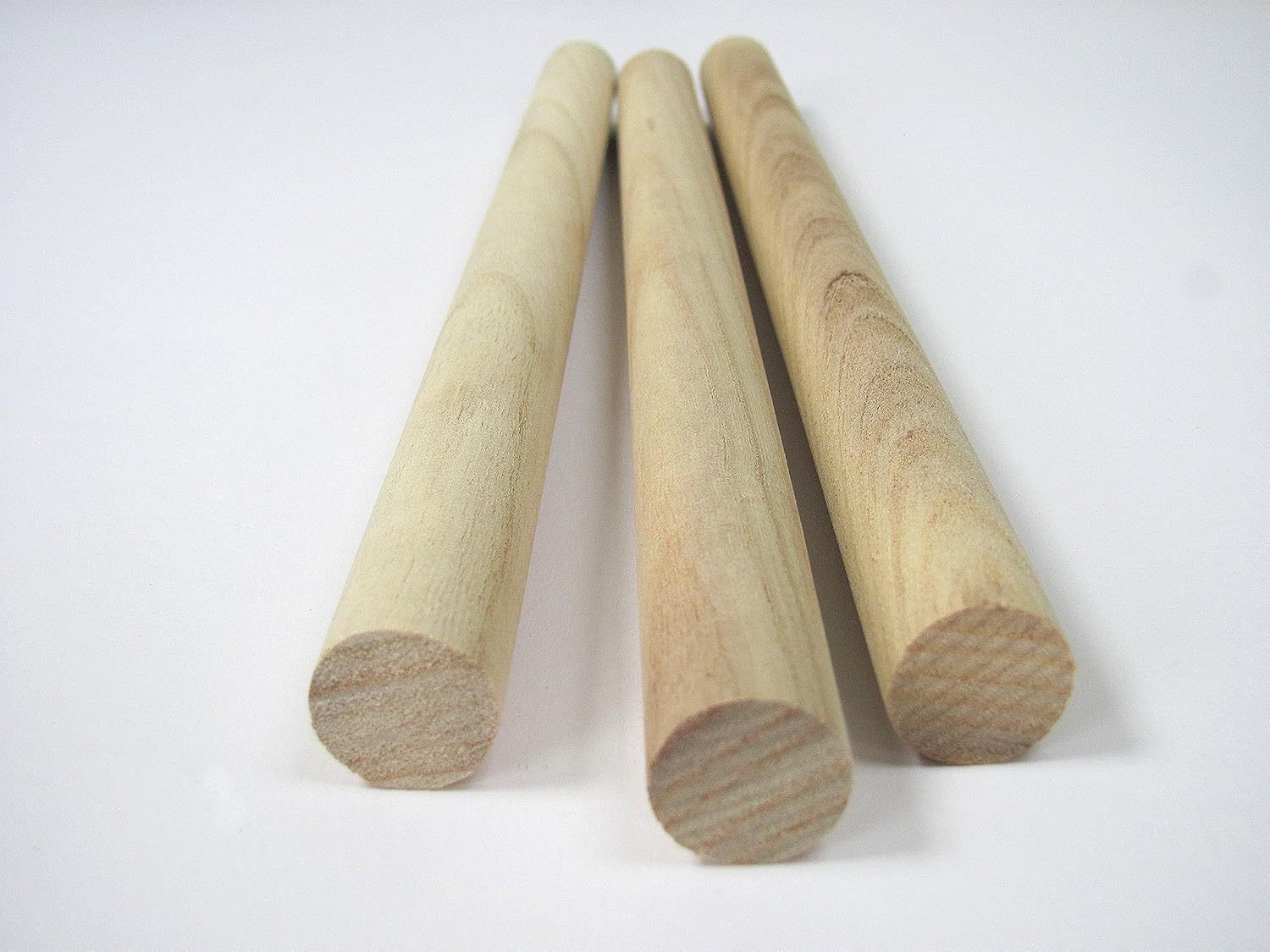 Craftmill Pack of 3 Wooden Dowels 20cm Long Choose Your Width Ideal