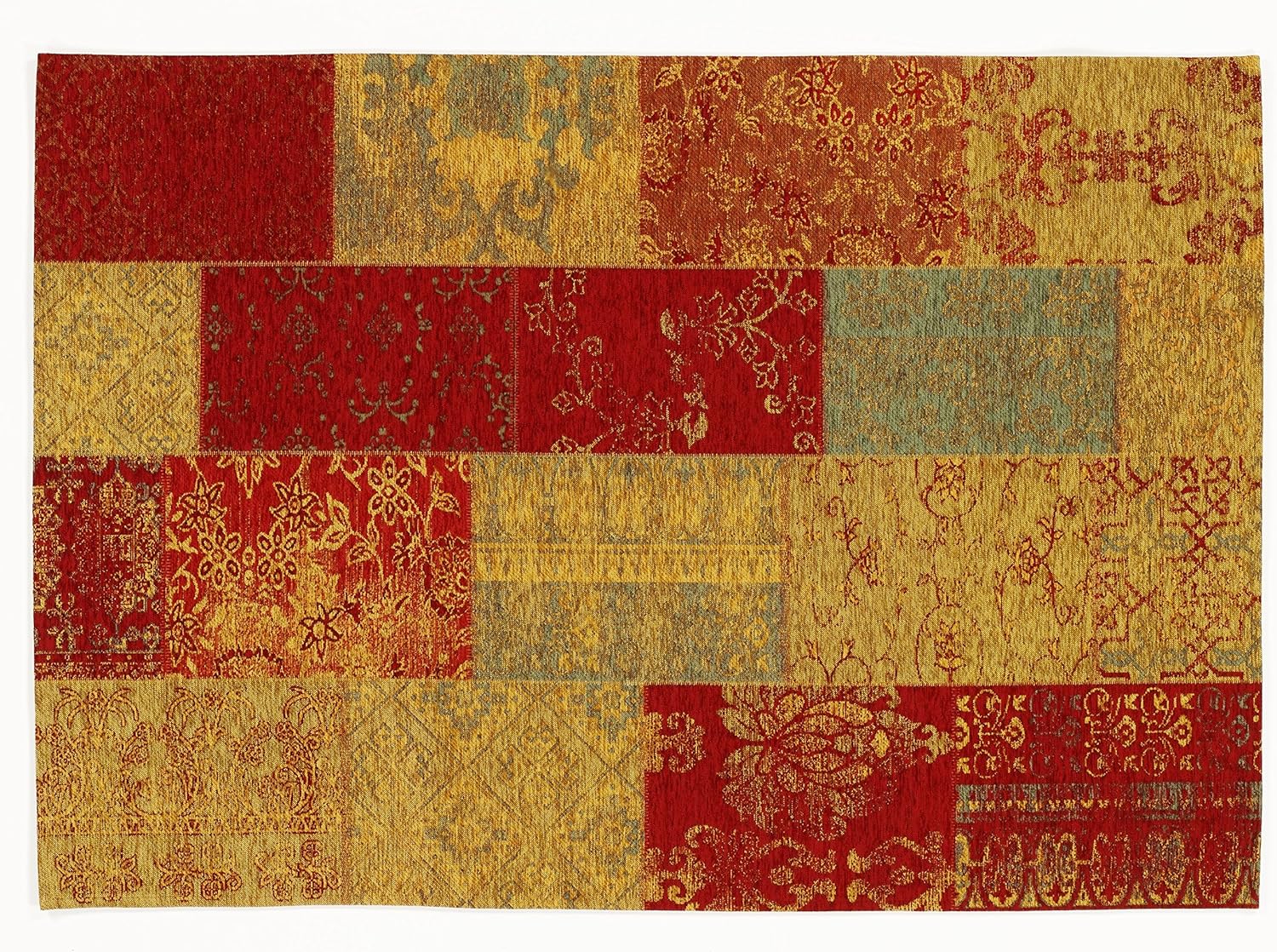 Dalliance Allover Multicolor Vintage Patchwork Velour Rug Size 40 X 60 Cm Multicoloured 40x60 Cm Amazon Co Uk Kitchen Home