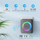TECKNET Wireless Doorbell IP65 Waterproof Twin Plug-in Door Chime Kit view 5