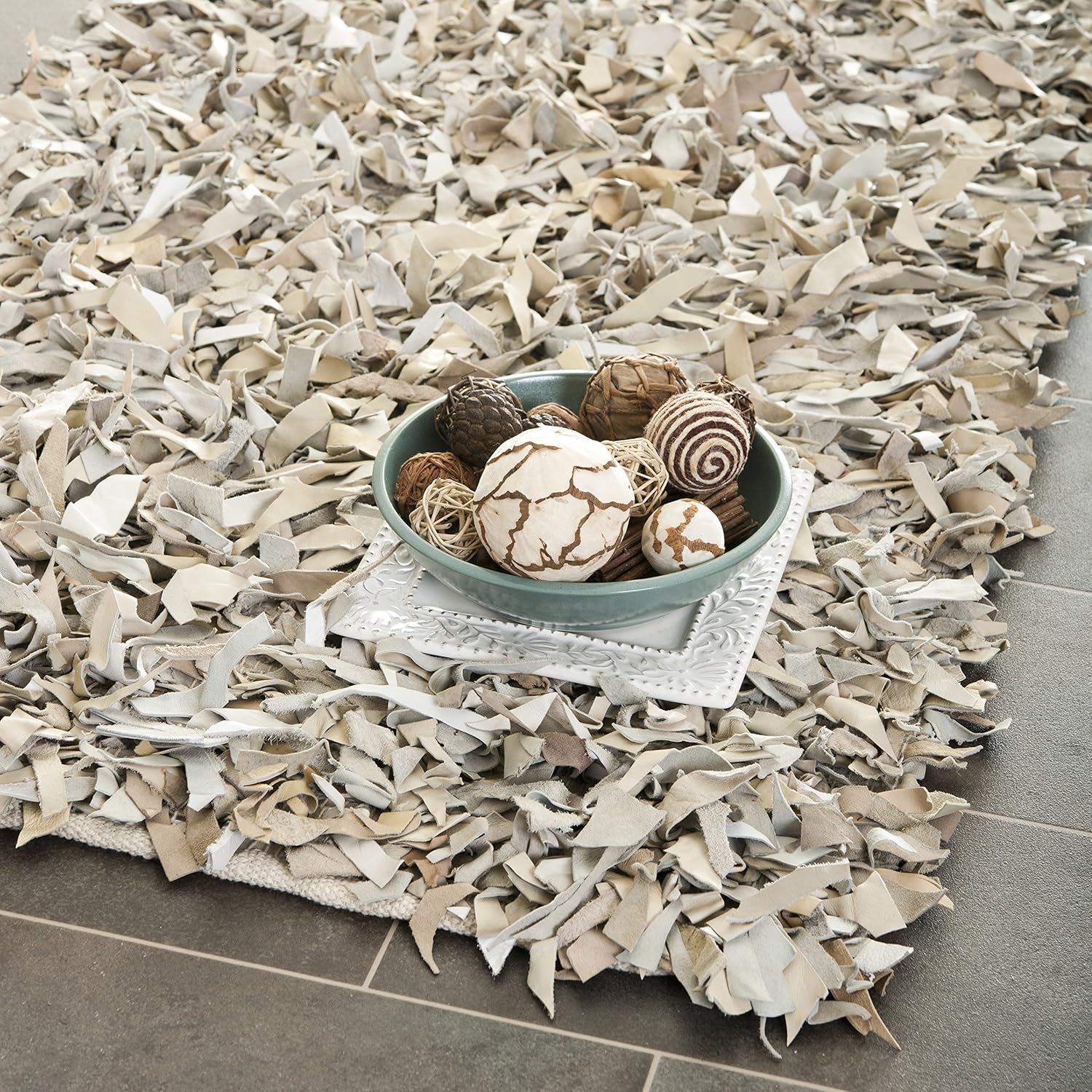 Amazon Safavieh Leather Shag Collection LSG511C Hand Woven