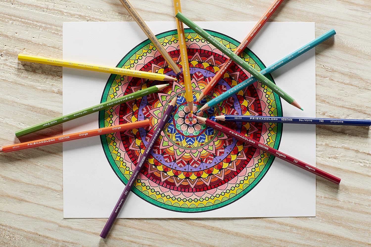 Prismacolor Premier Verithin Colored Pencils, Assorted Colors, 36 Pencils, Pack of 1 Box (2428) : Wood Colored Pencils : Office Products