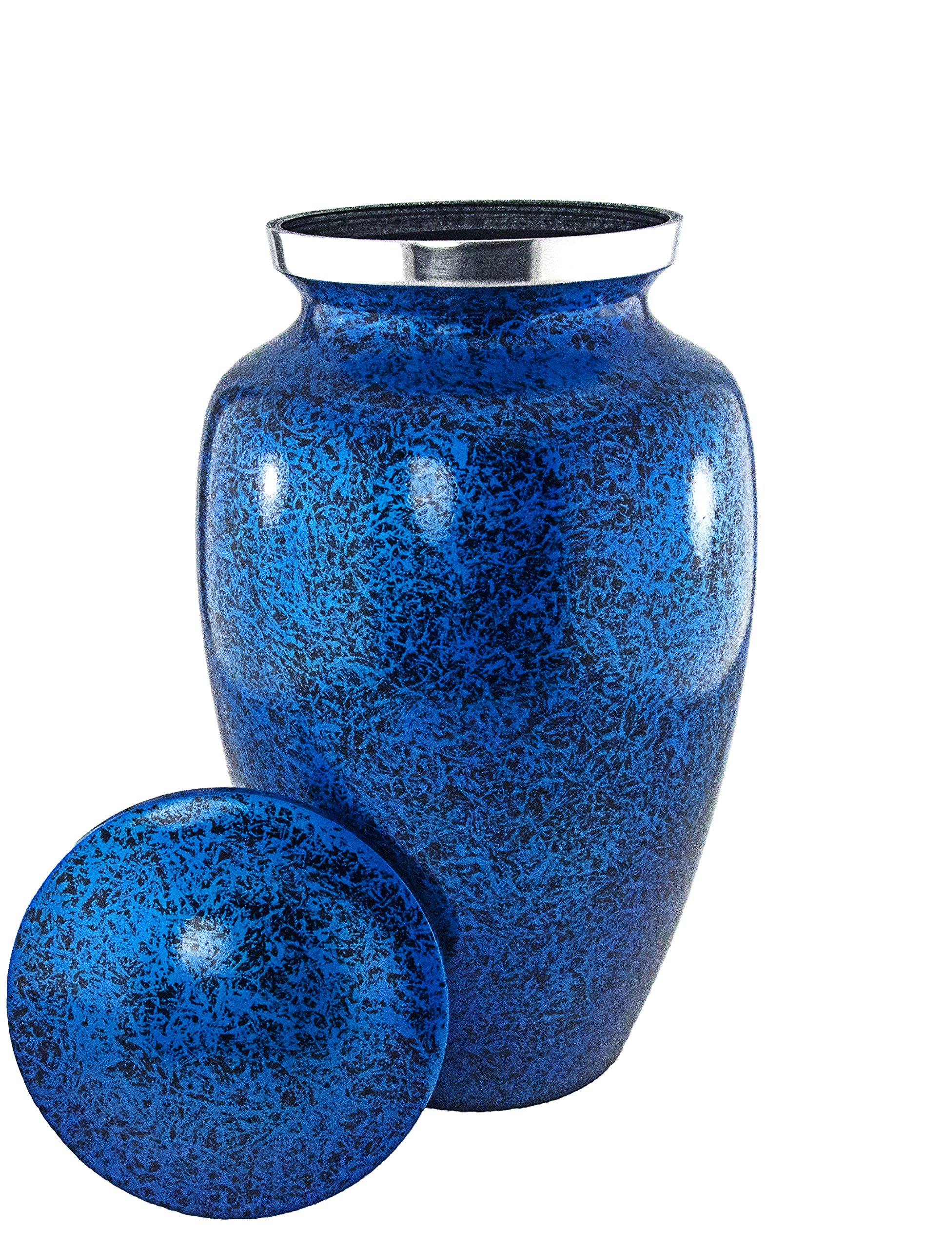 Adult Cremation Urn for Human Ashes by Adera Dreams Blue Large