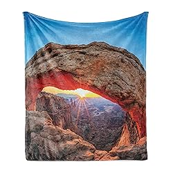 Ambesonne USA Soft Flannel Fleece Throw