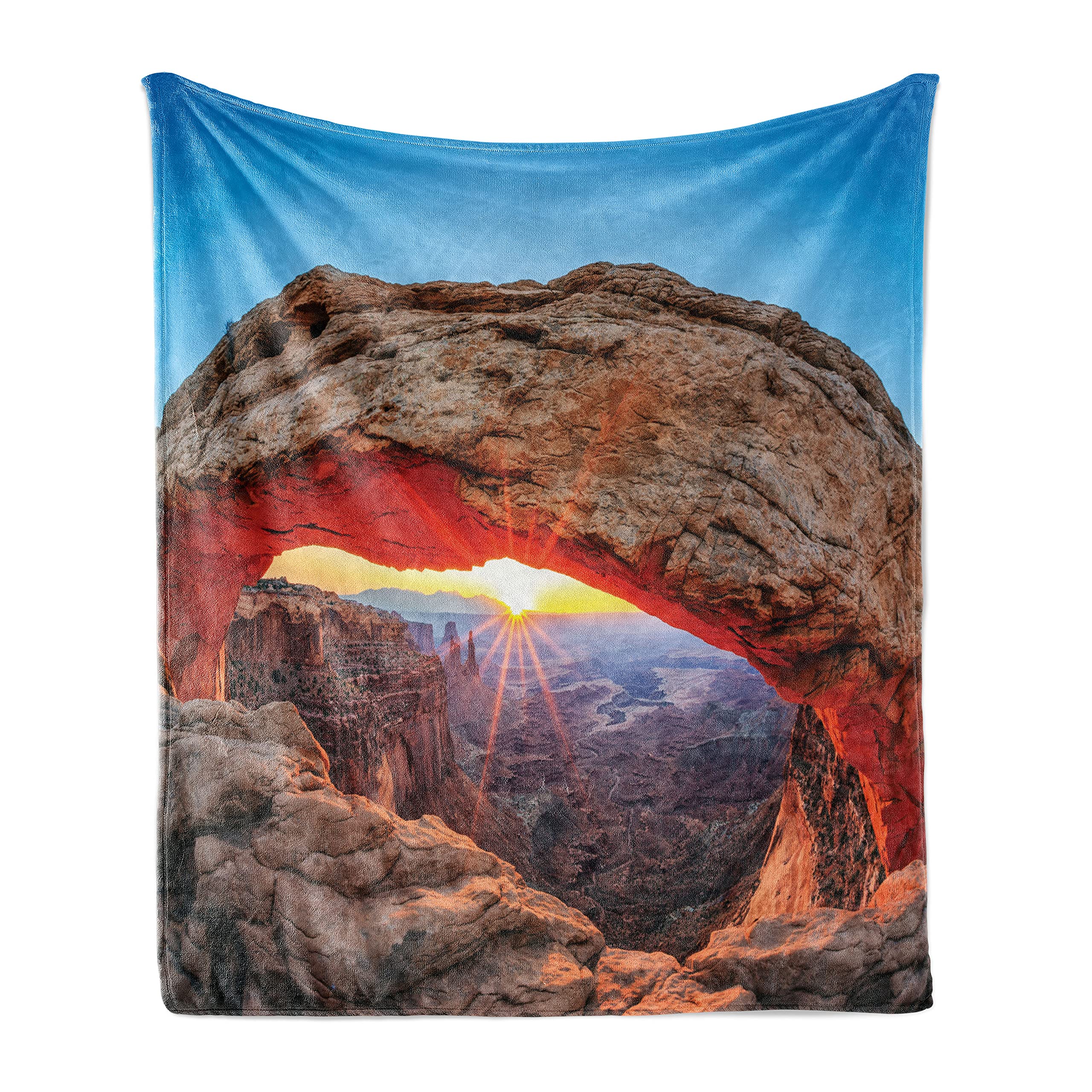 Ambesonne USA Soft Flannel Fleece Throw