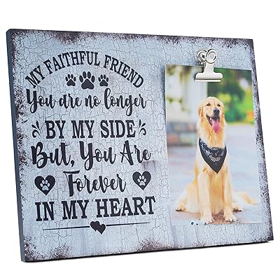 Buy 8x10 Dog Memorial Picture Frame Holds 4x6 Photos Of Your Beloved Dog Loss Of Dog Gifts Dog Memorial Gifts Dog Remembrance Gift Dog Loss Sympathy Gift