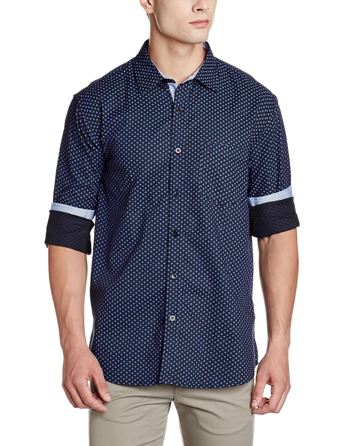 allen solly men's casual shirt