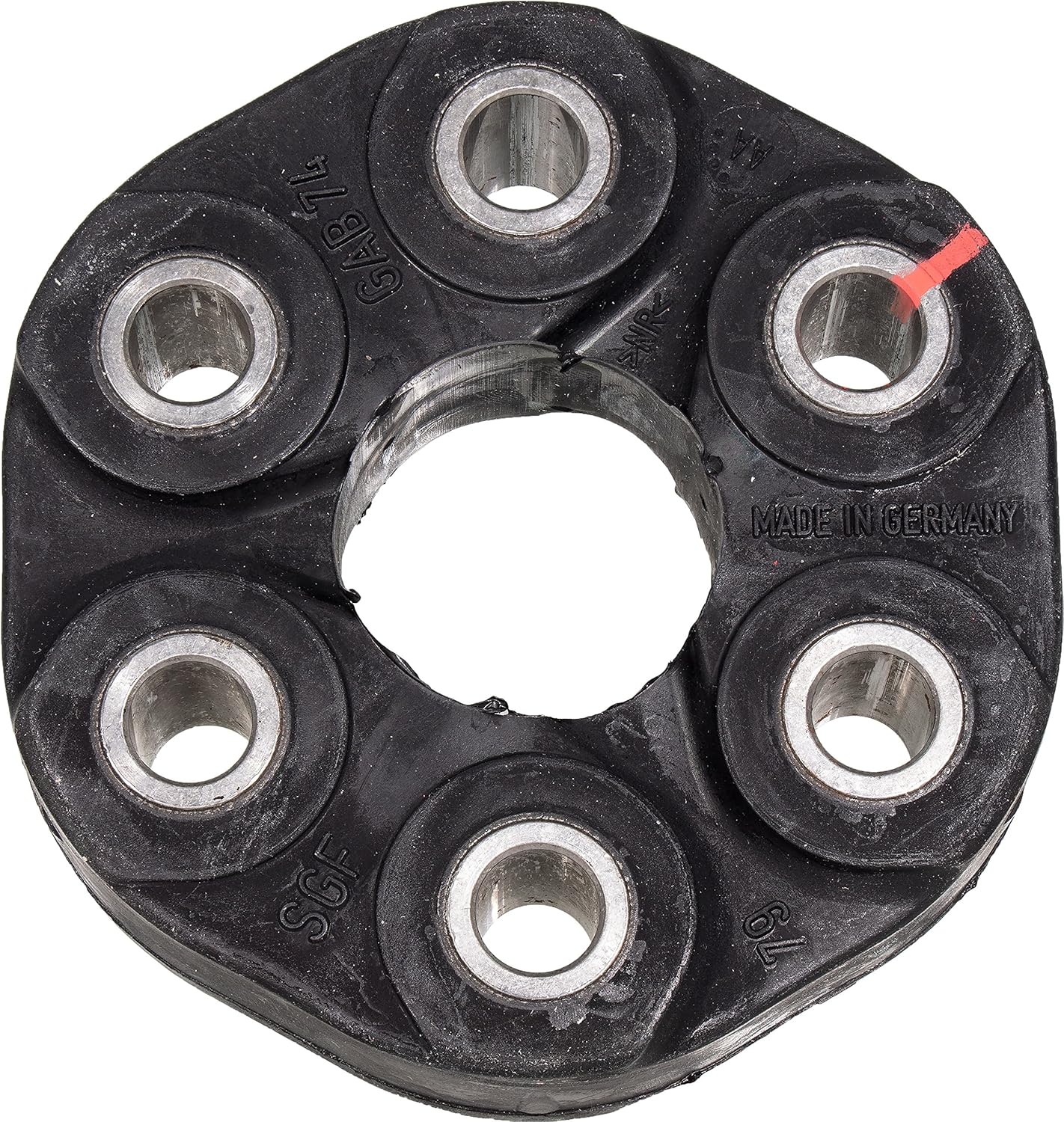 APDTY 046212 Driveshaft Rubber Flex Joint Rubber Coupler w/Bolts