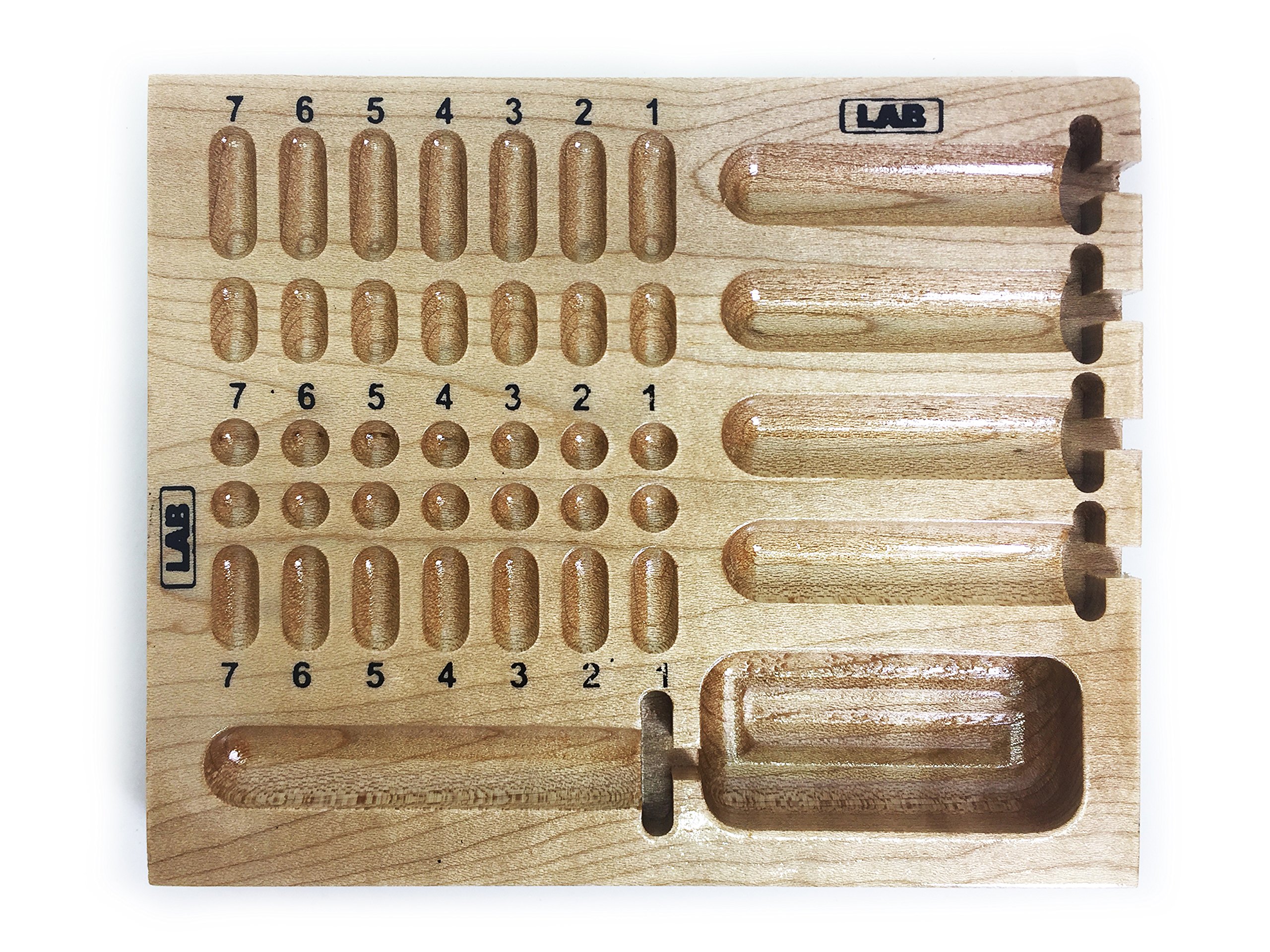 LAB LPB001 - Wood Block Pinning Tray