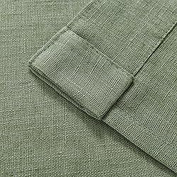 Joydeco Olive Green Linen Curtains for Living Room