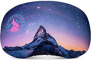 POWDERHOUND PRODUCTS Ski Snowboard Goggle Cover Sleeve - Lens Scratch Dust Protection for Travel Storage and Apres