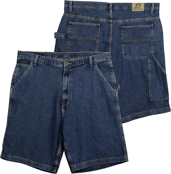 men's denim carpenter shorts
