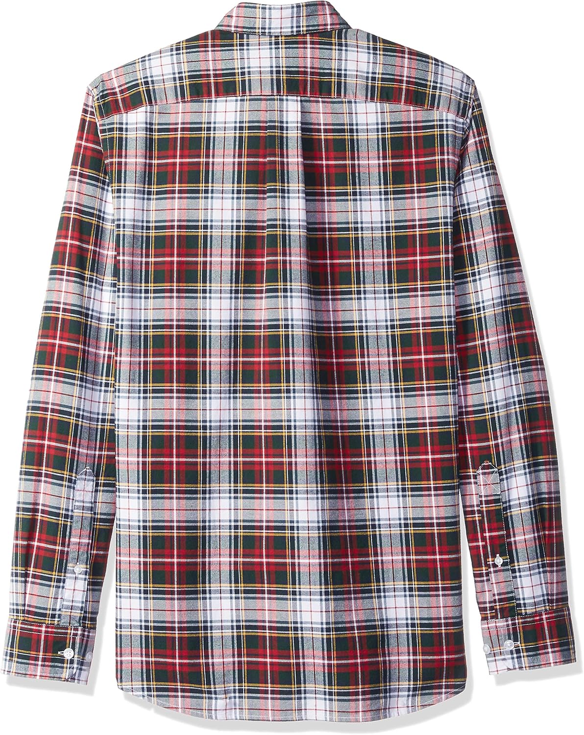  Brand - Goodthreads Men's Slim-Fit Long-Sleeve Plaid Oxford Shirt: Clothing