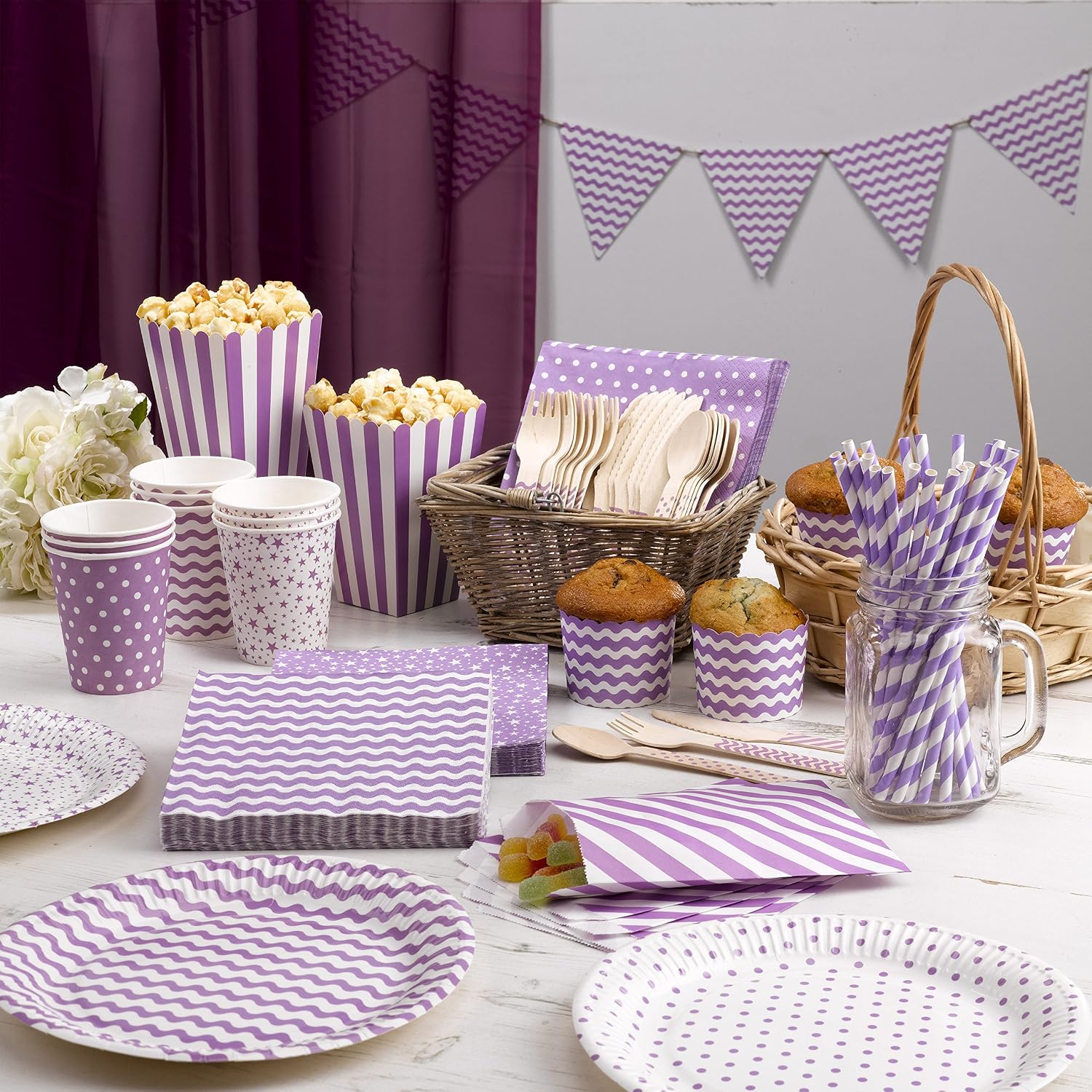 Neviti 677712 Carnival Baking Cup, Purple - Image 4