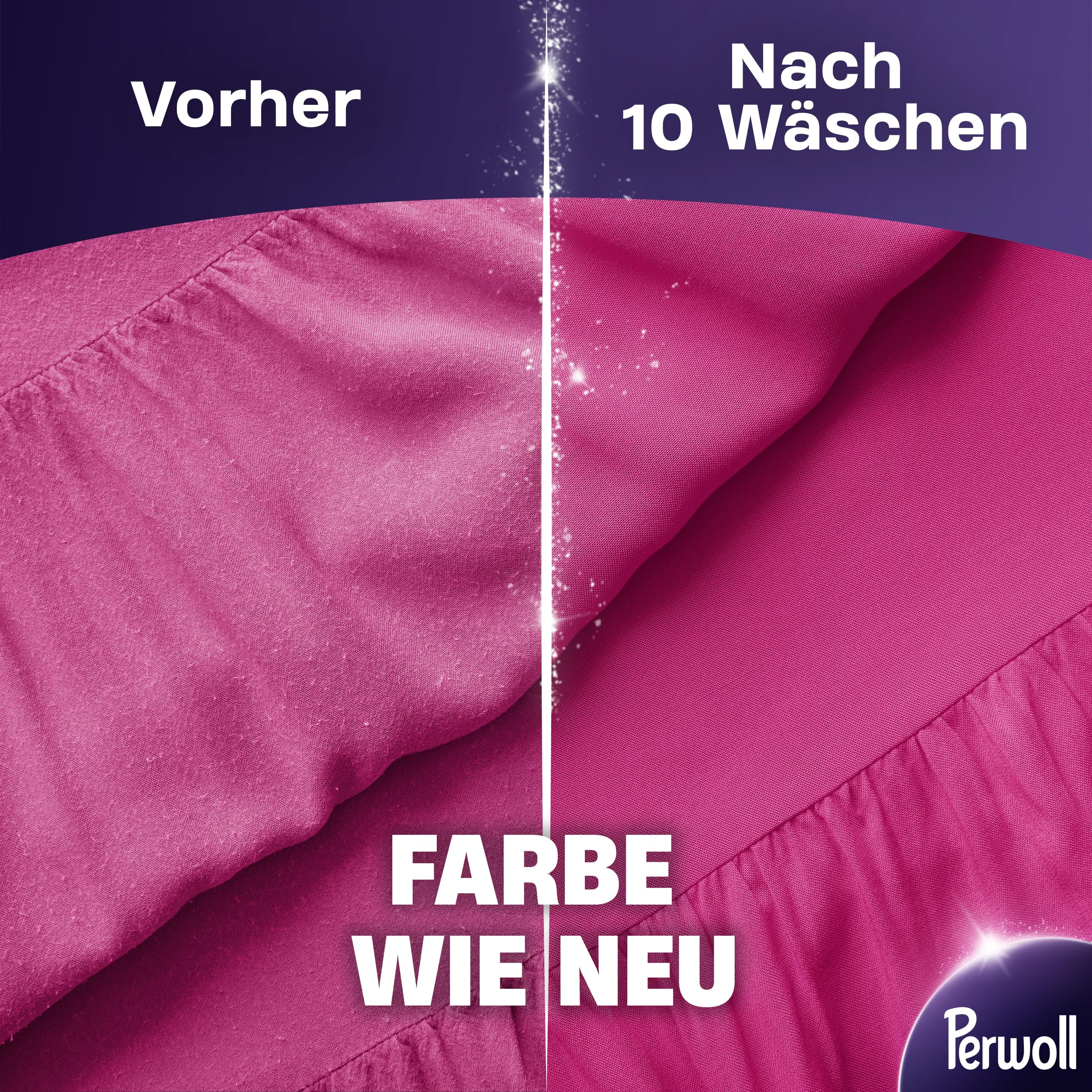 Perwoll Blütenrausch Waschmittel (27 Waschladungen), Feinwaschmittel reinigt sanft und erneuert Farben und Fasern, für alle farbigen Textilien, Color Waschmittel mit Dreifach-Renew-Technologie 3