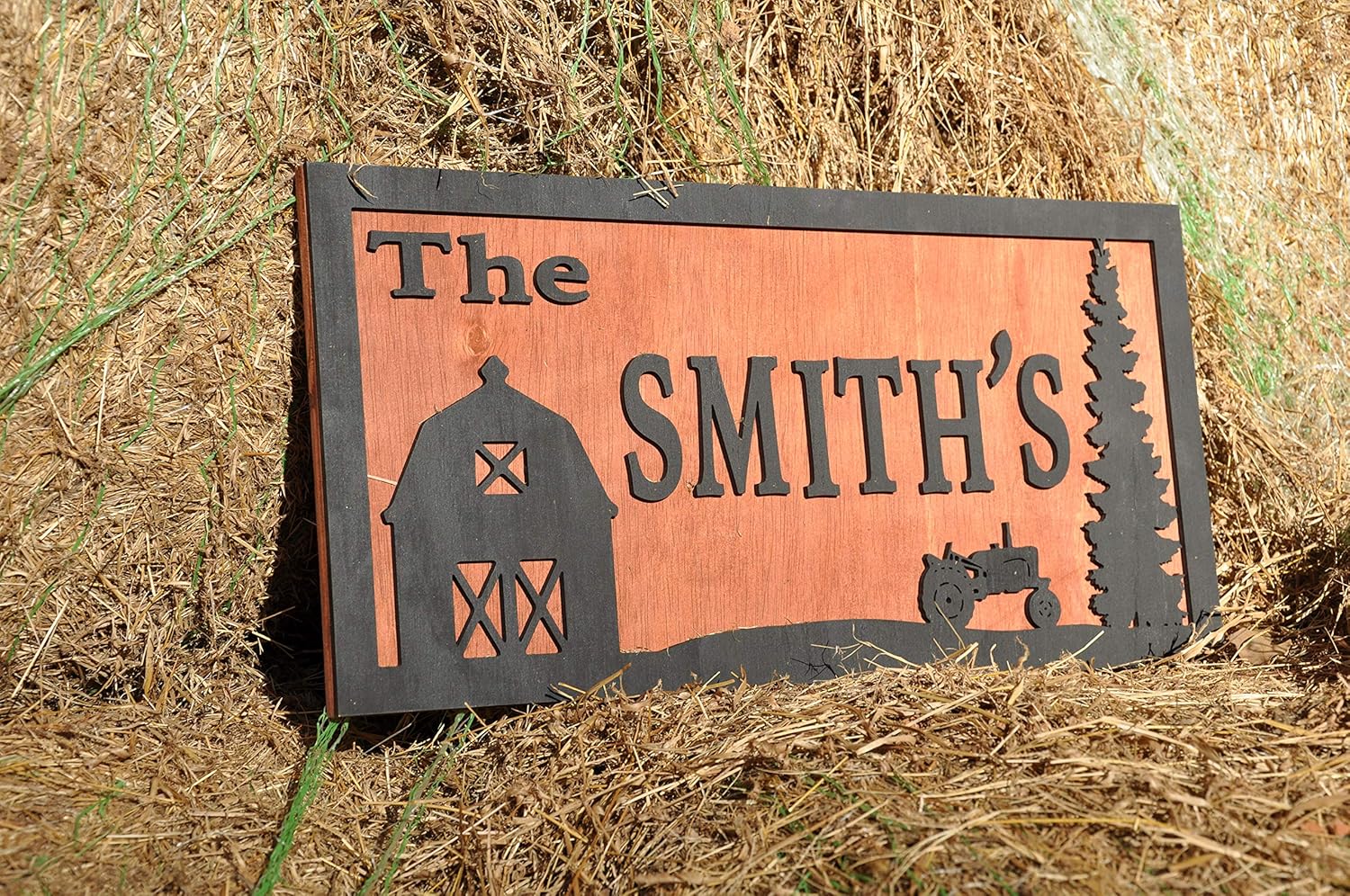 Amazon Com Personalized Farm Sign Tractor Sign Barn Sign Gift