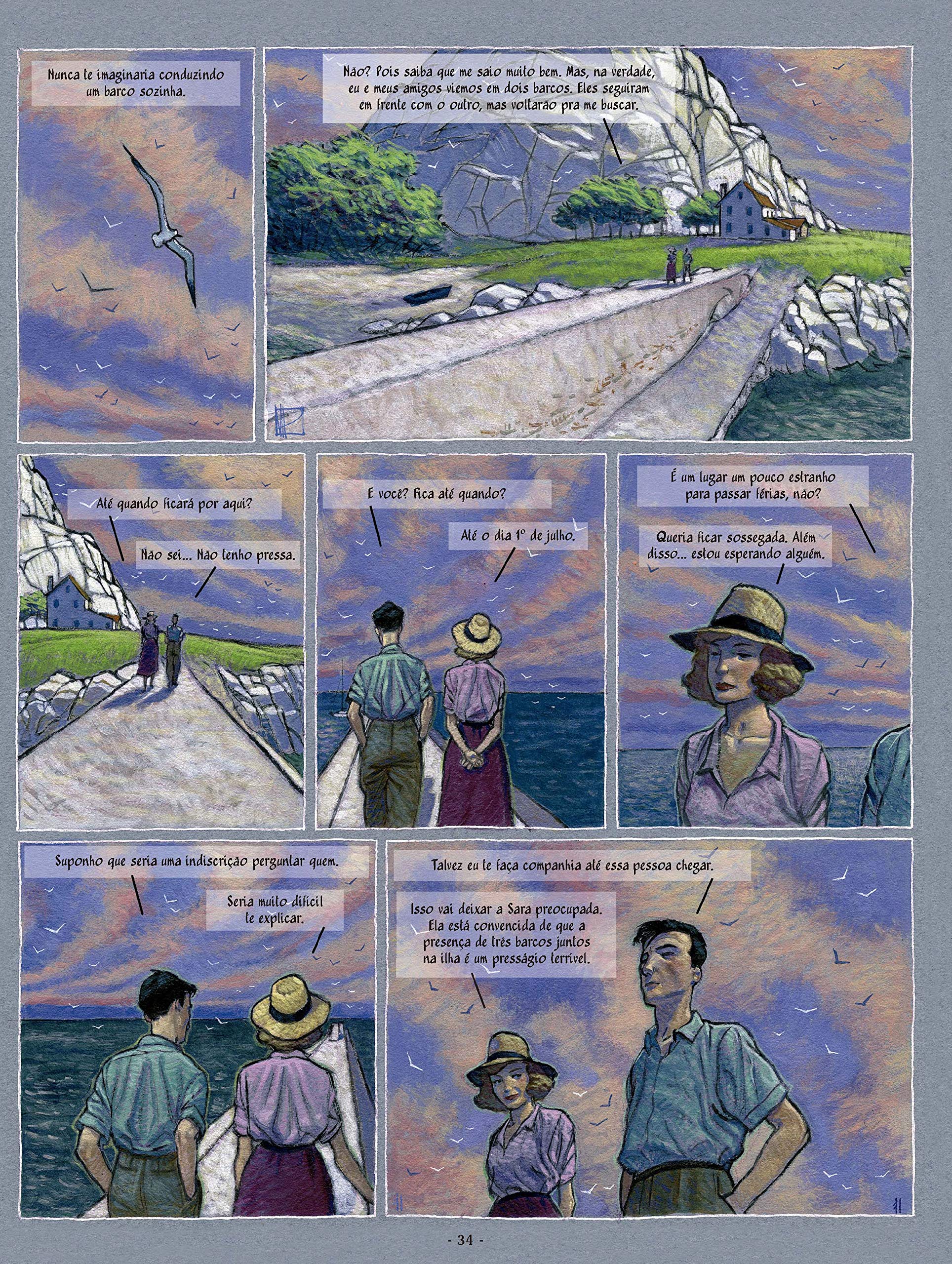 Livro 'Traço de Giz' por Miguelanxo Prado