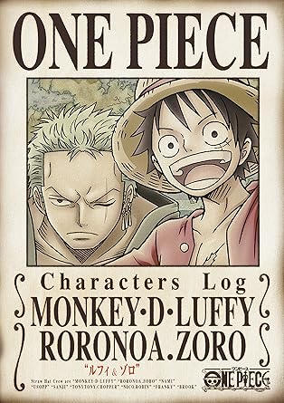 Amazon Com One Piece Characters Log Luffy Zorro Dvd Movies Tv