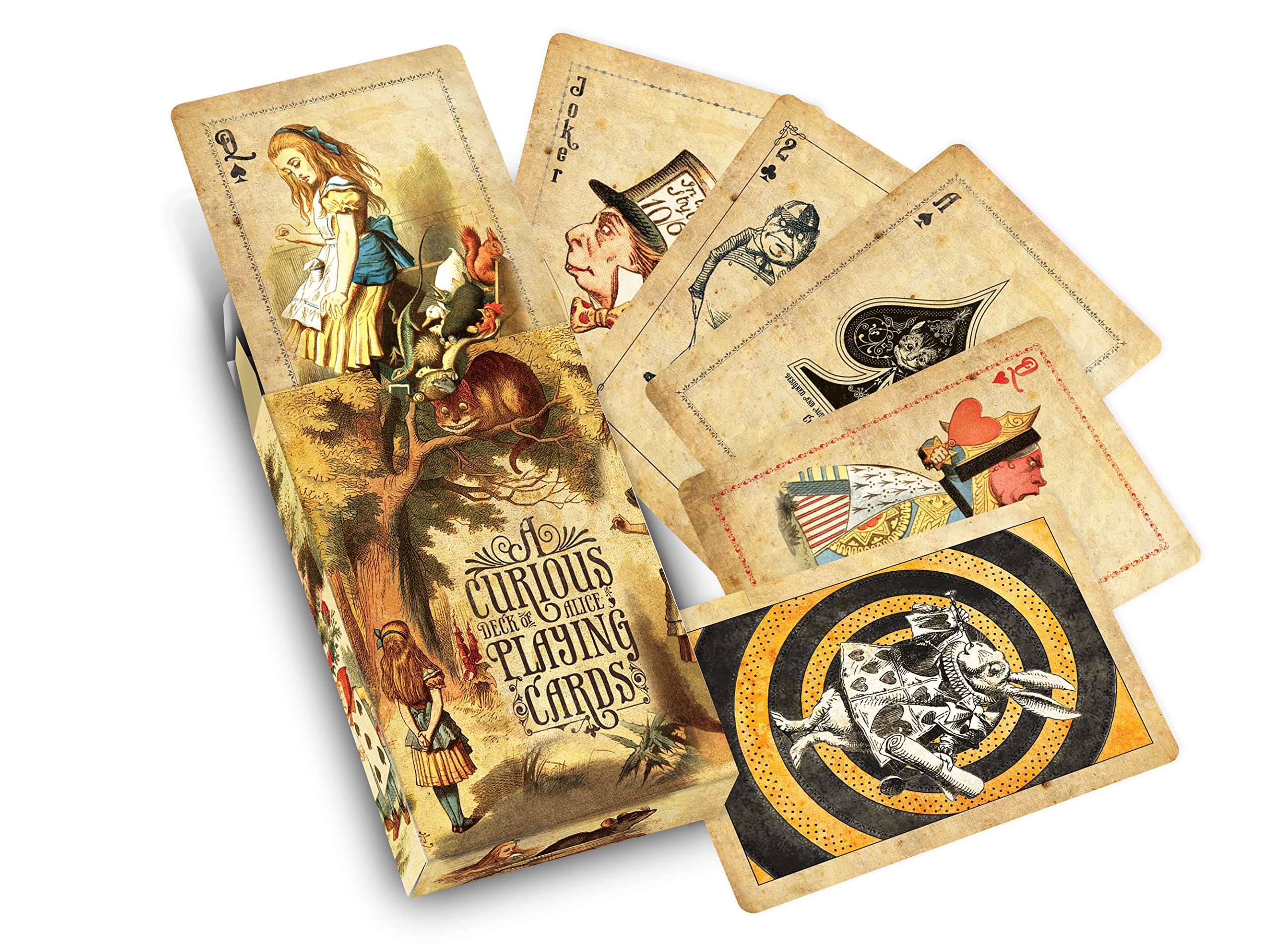 Cultzilla Alice 'Curious' Playing Cards | alice in wonderland