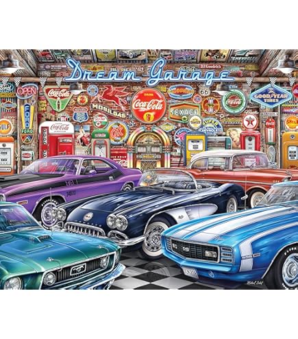 Anatolian Ford Mustang Puzzle 1000 Pièces – Friday Night Scene – Pour Noctambules Et Muscle Cars