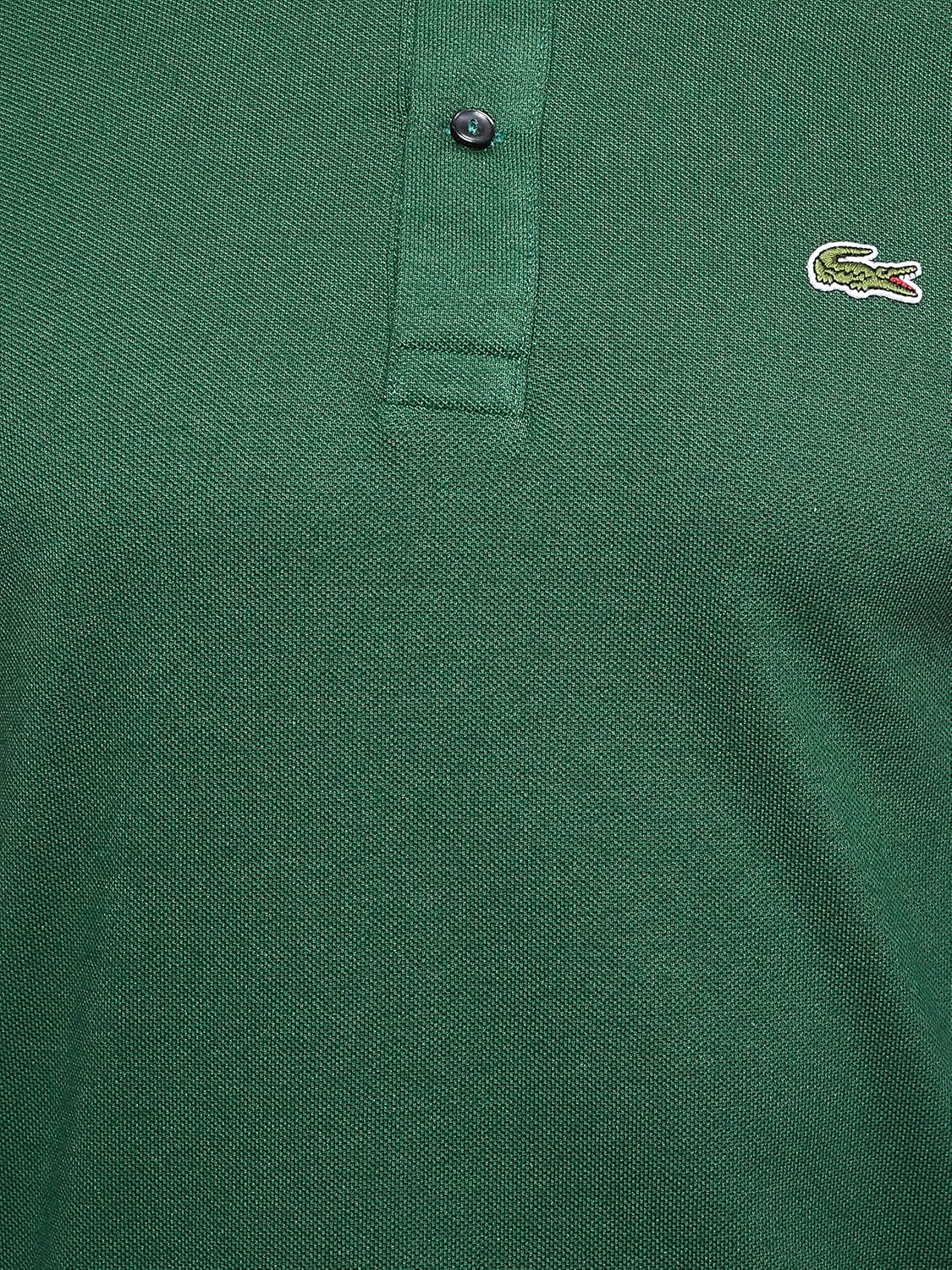 Lacoste Mens Classic Pique Slim Fit Short Sleeve Polo Shirt at  Men’s Clothing store