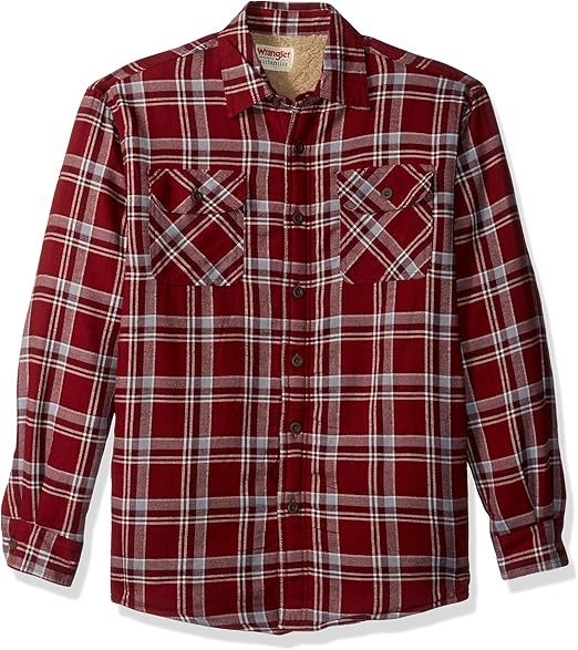 wrangler sherpa flannel