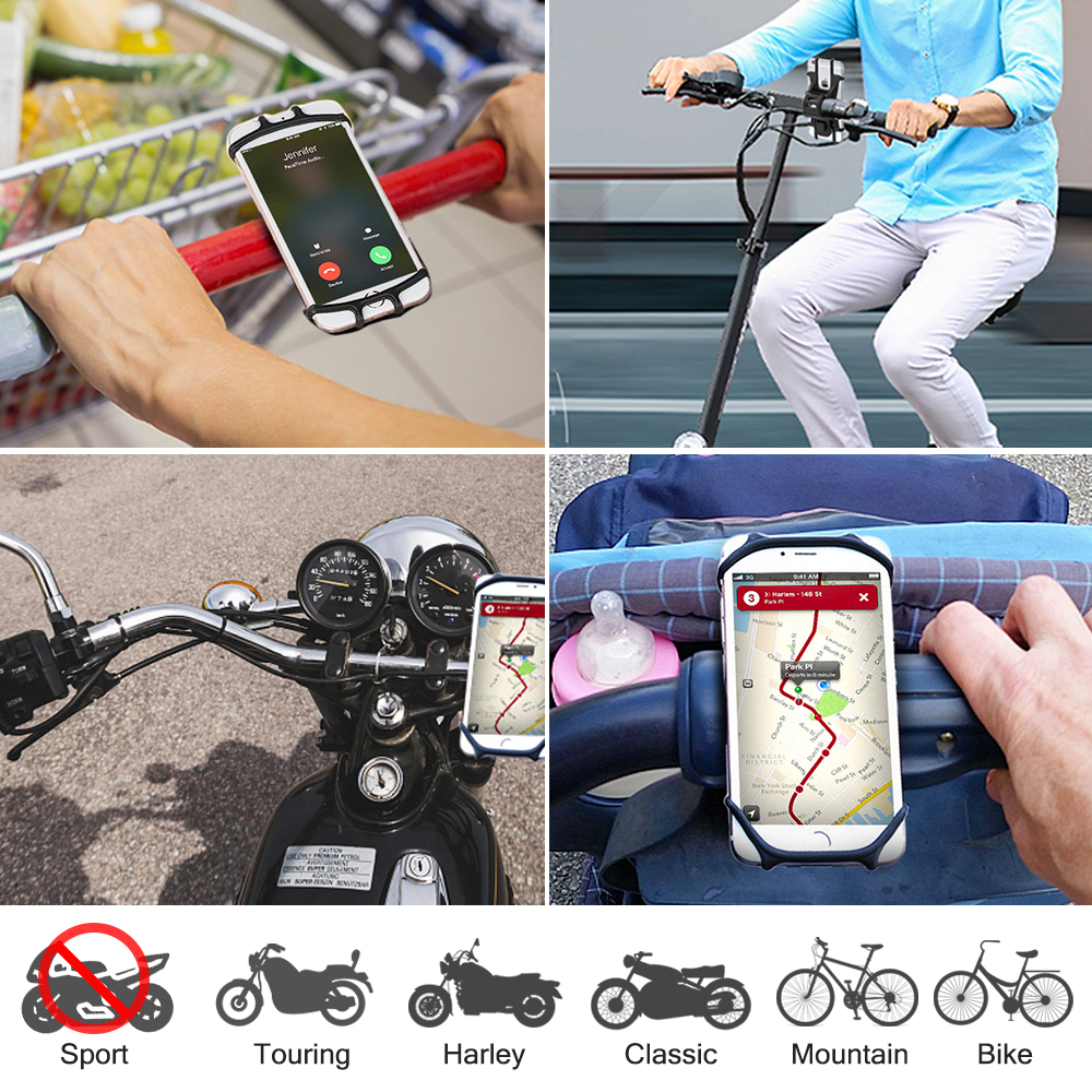6 BOVON+Universal+Adjustable+Silicone+Bicycle