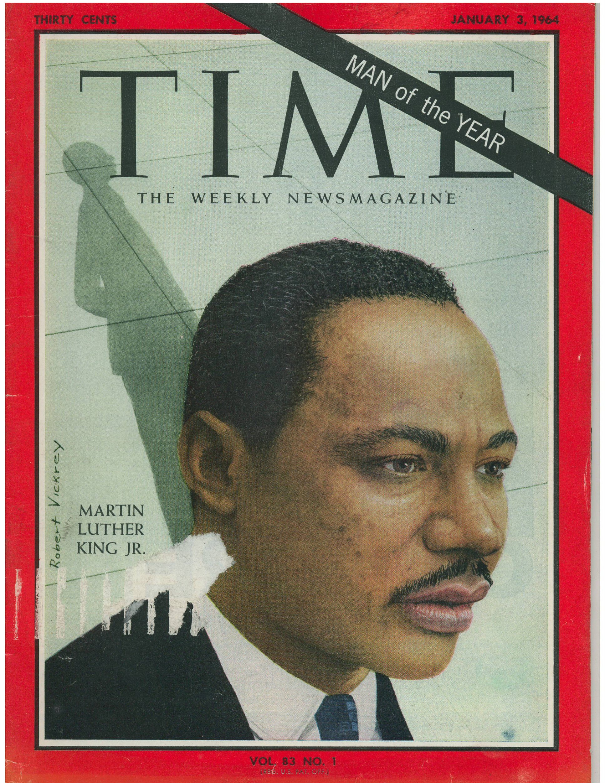 Time Magazine January 3 1964 Man Of The Year Martin Luther King Time Magazine Amazon Com Books Time Magazine January 3 1964 Man Of The Year Martin Luther King Time Magazine Amazon Com Books