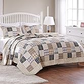 Greenland Home 2-Piece Oxford Quilt Set, Twin, Multicolor