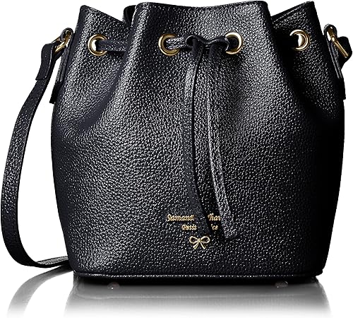 Amazon サマンサタバサプチチョイス ショルダーバッグ レディース 本革 巾着タイプ 財布付き ネイビー Samantha Thavasa Petit Choice サマンサタバサプチチョイス ショルダーバッグ