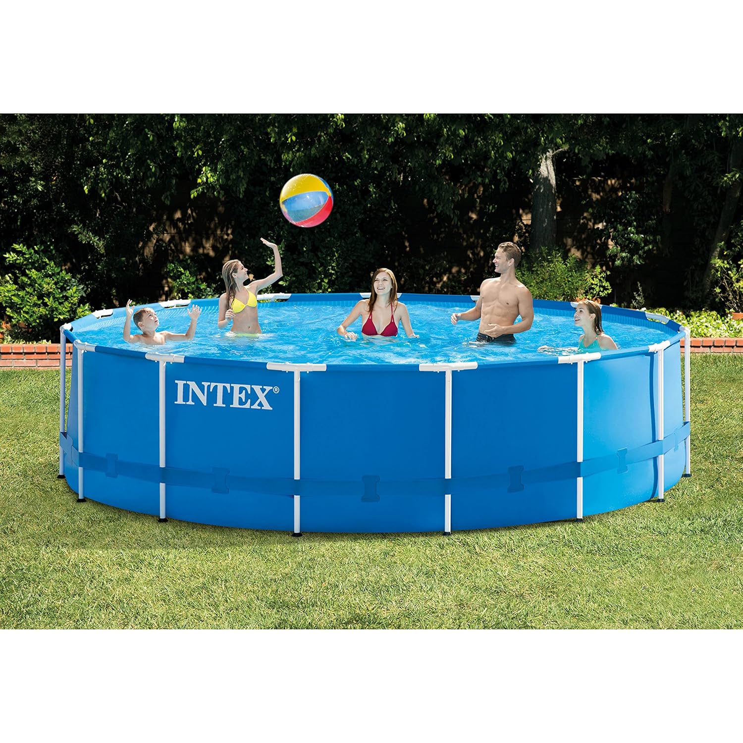 Intex 18ft X 48in Metal Frame Pool Set