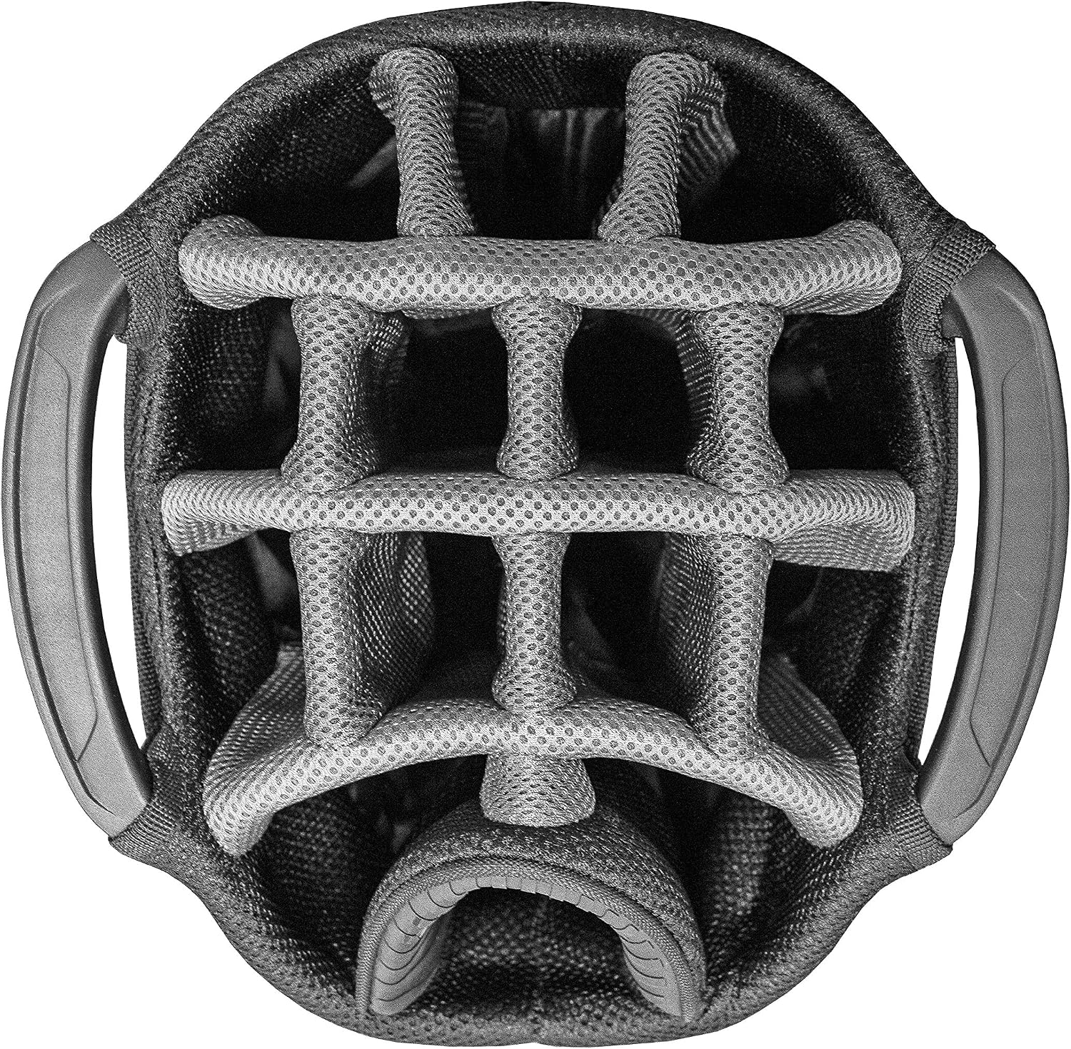 BagBoy Transit Golf Cart Bag with 14 Way Divider and Wheels, Black/Charcoal/Silver - Image 5