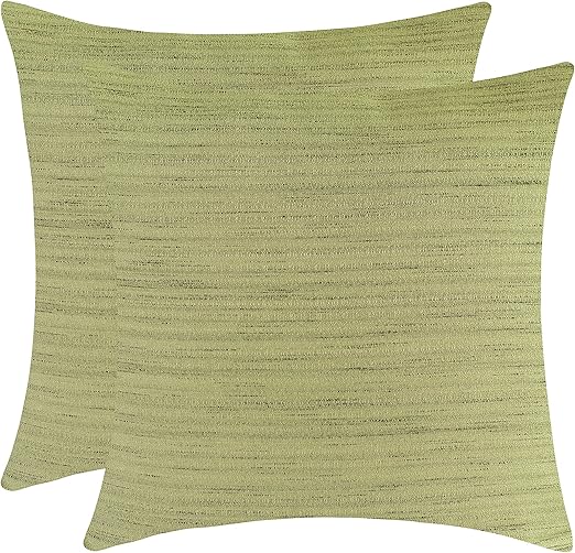 Amazon Com The White Petals Olive Green Throw Pillow Cover 26x26 Inch Decorative Washable Cushion Covers For Couch Sofa Bedroom Living Room Pack Of 2 Home Kitchen