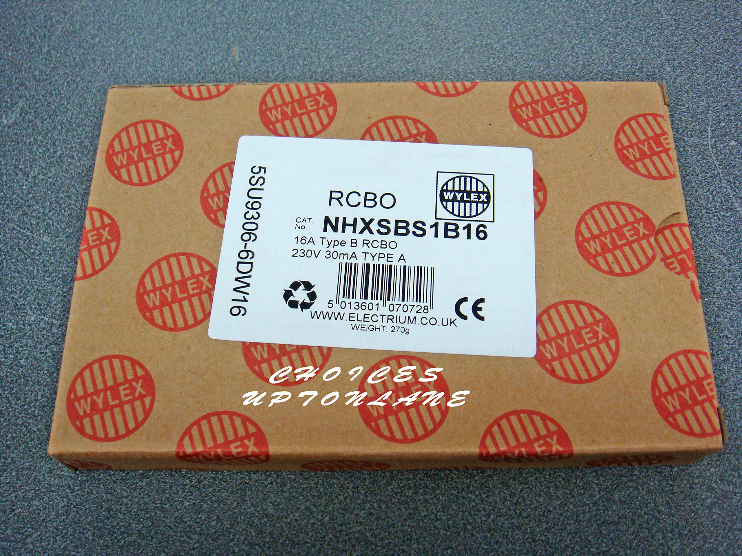 Wylex RCBO 16A 30Ma Type B