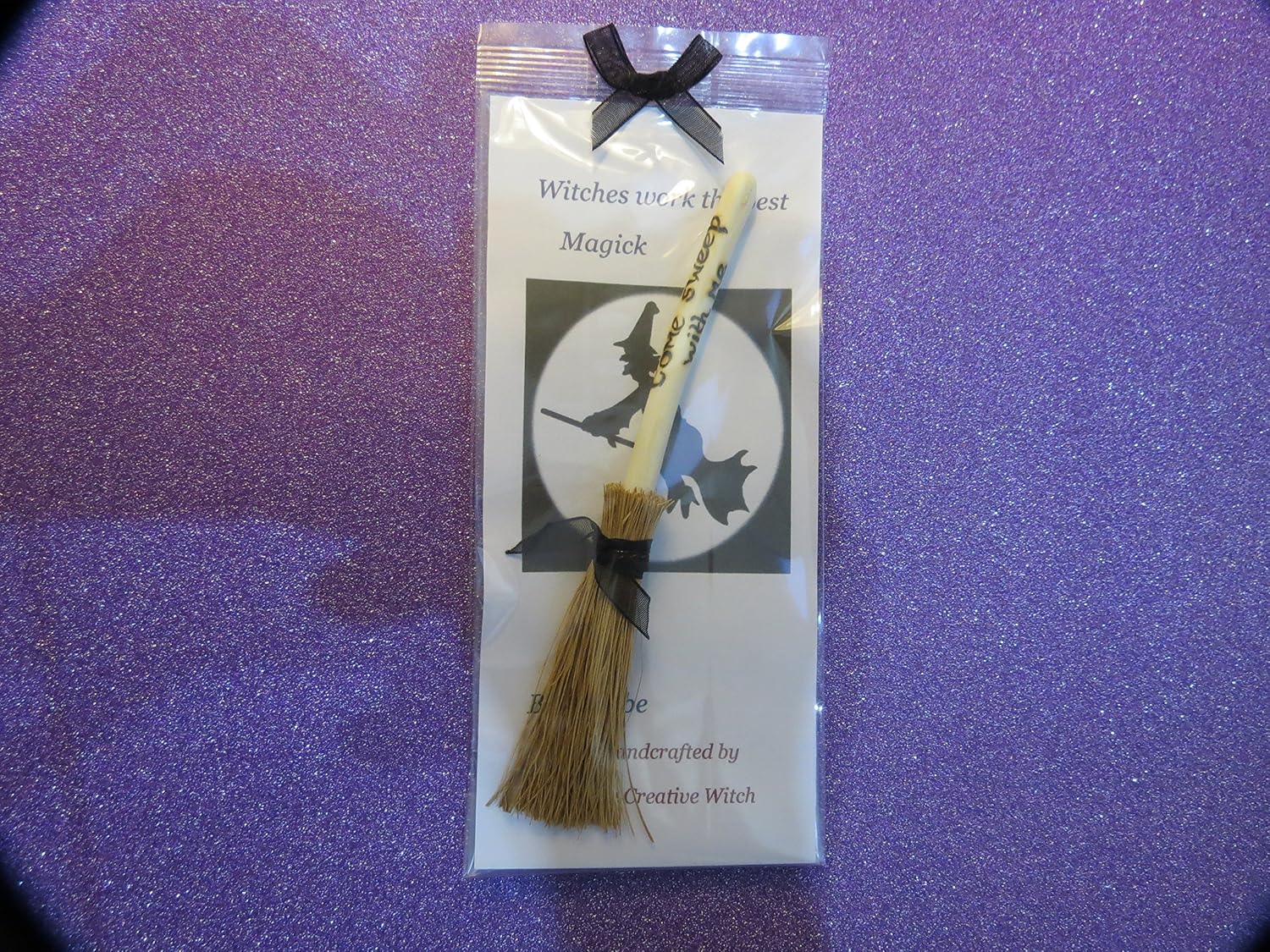 Mini broom gift, sweep with me' Amazon.co.uk Handmade