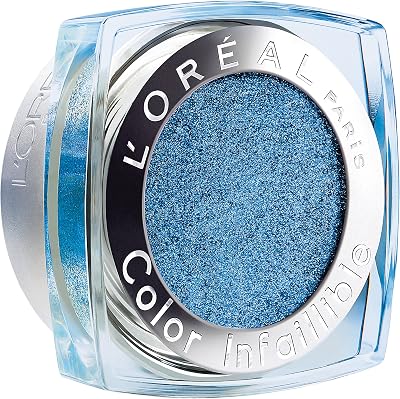 L'Oreal Paris Color Infallible Eyeshadow Blue Curacao 018 24Hr