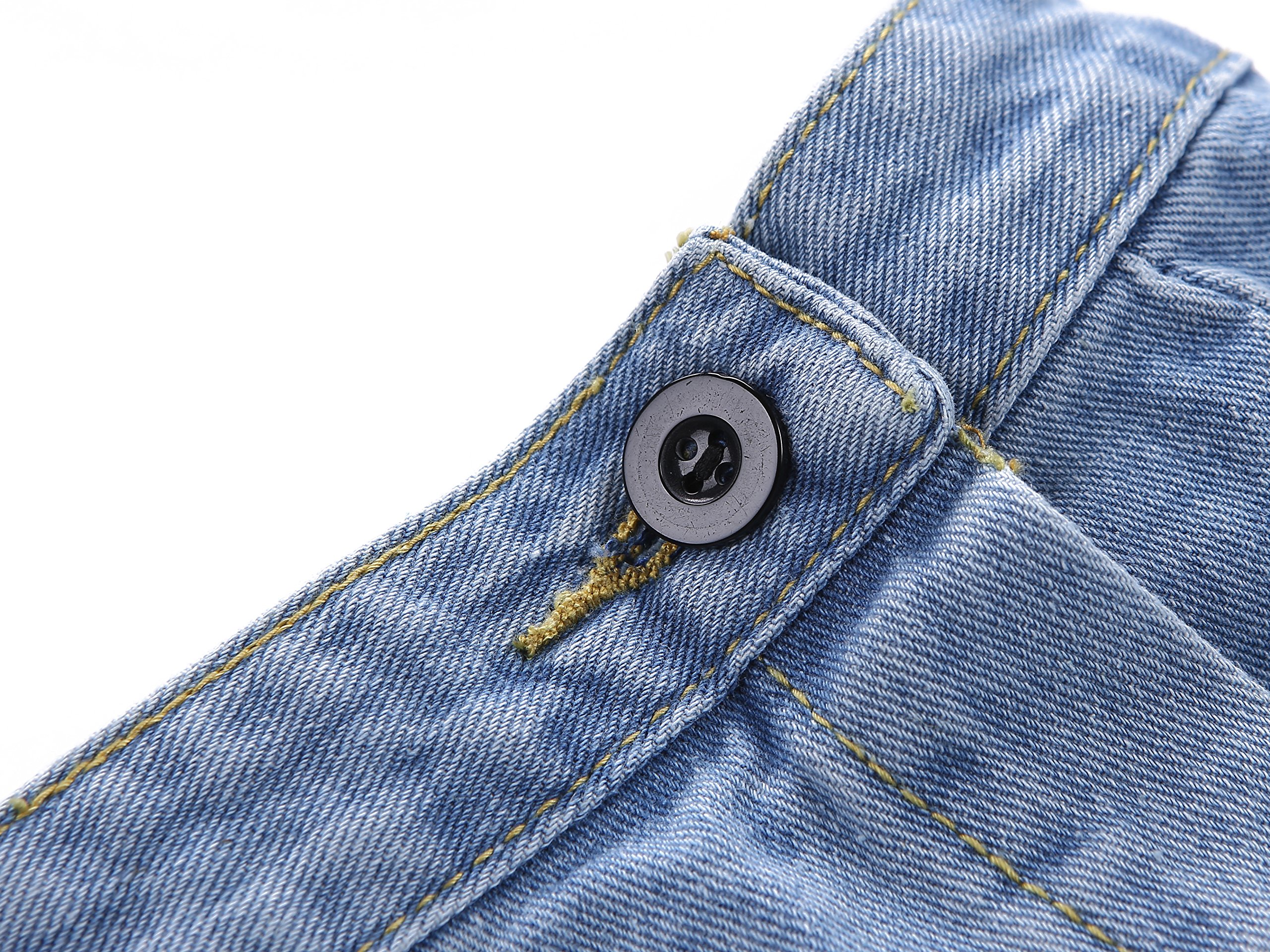 Goddess Area Women\'s Casual Short Denim Skirt (M, Blue1)