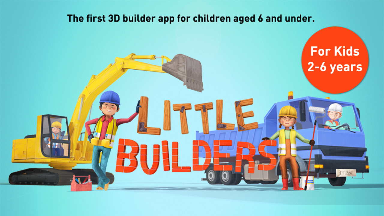Little Builders - diggers, cranes and trucks for kids