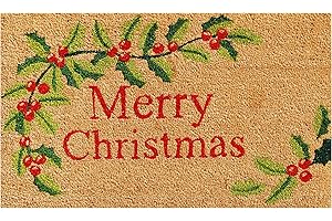 CALLOWAYMILLS Home and More Calloway Mills 121021729 Merry Christmas Doormat, 17" x 29", Multicolor