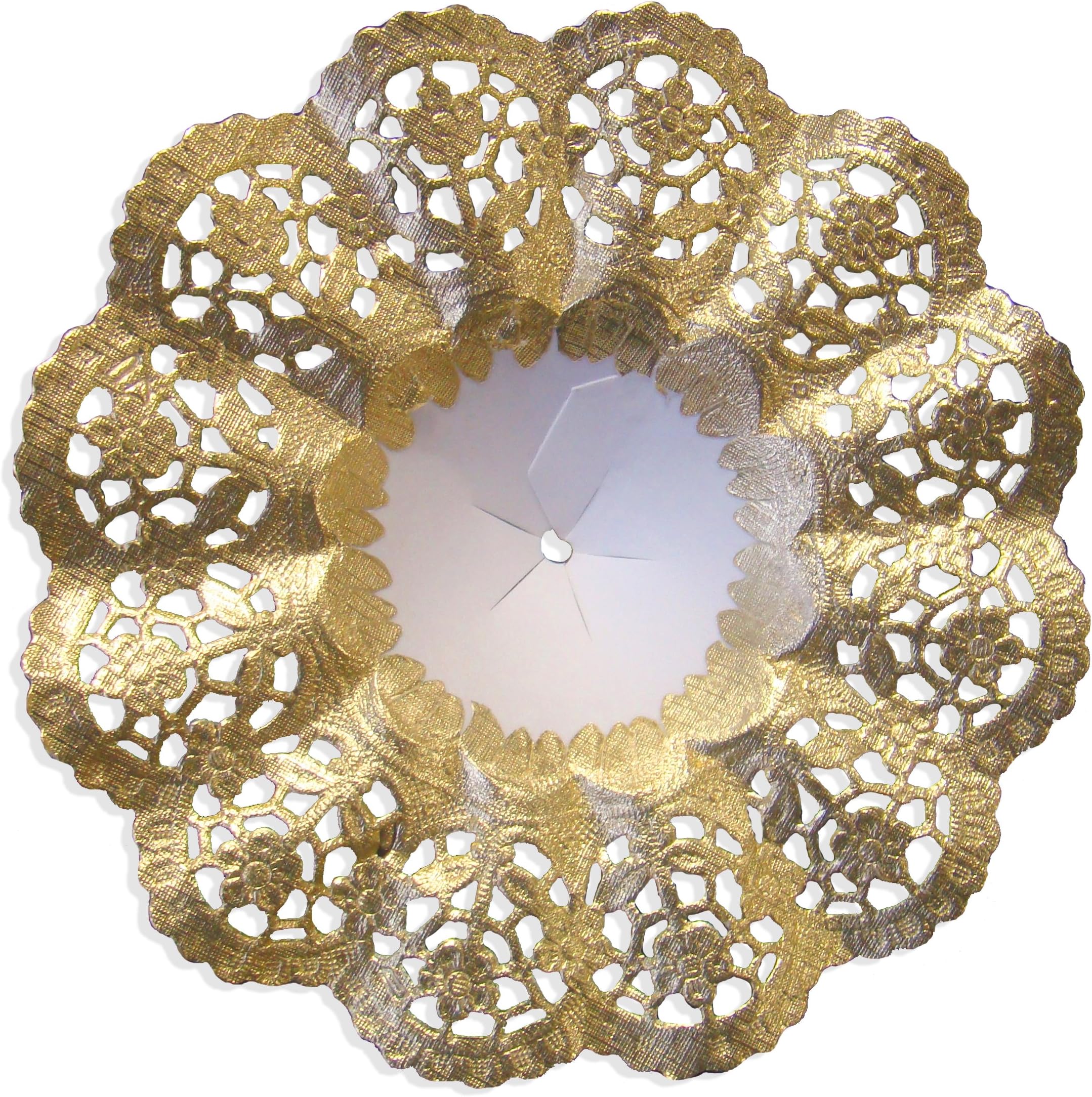 Kunze 5-Piece Dresden Bouquet Holder Biedermeier, 4-3/4-Inch, Gold