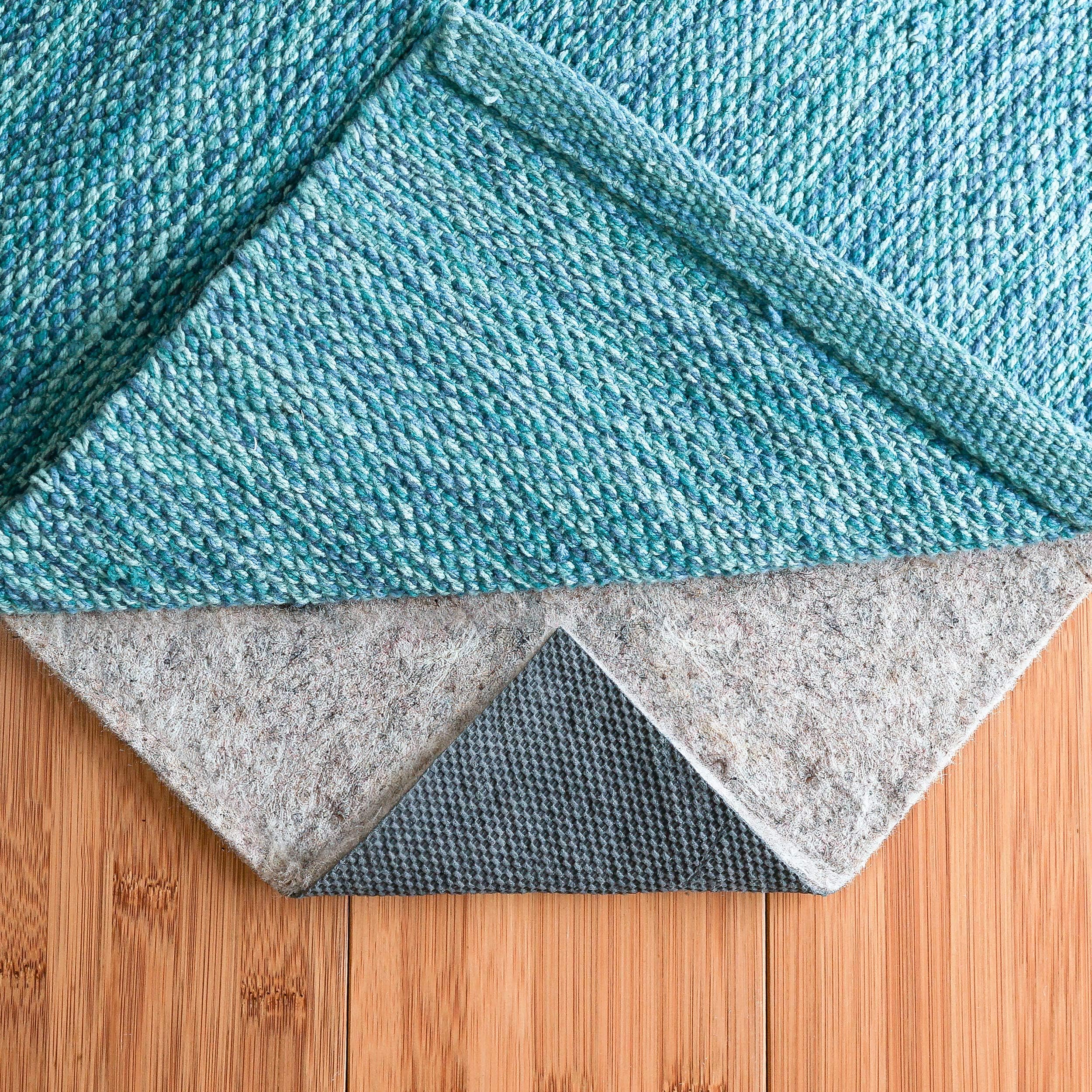 RUGPADUSA - Basics - 2'x3' - 1/4" Thick - Felt + Rubber - Dual Surface Non-Slip Rug Pad - Cushioning Felt for Added Comfort - Safe for All Floors and Finishes