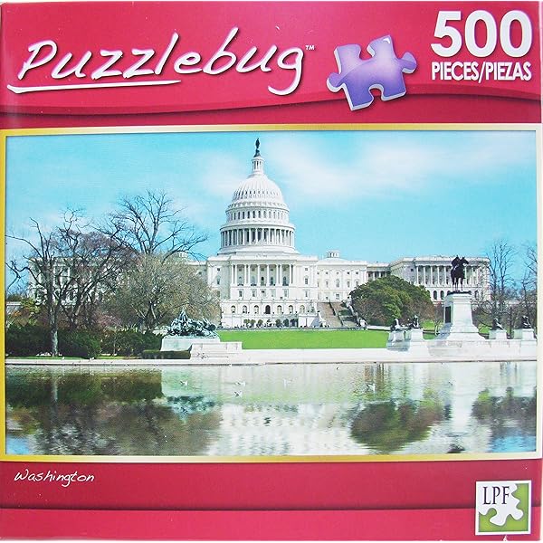 Amazon Com Puzzlebug 500 Piece Puzzle Washington Toys Games