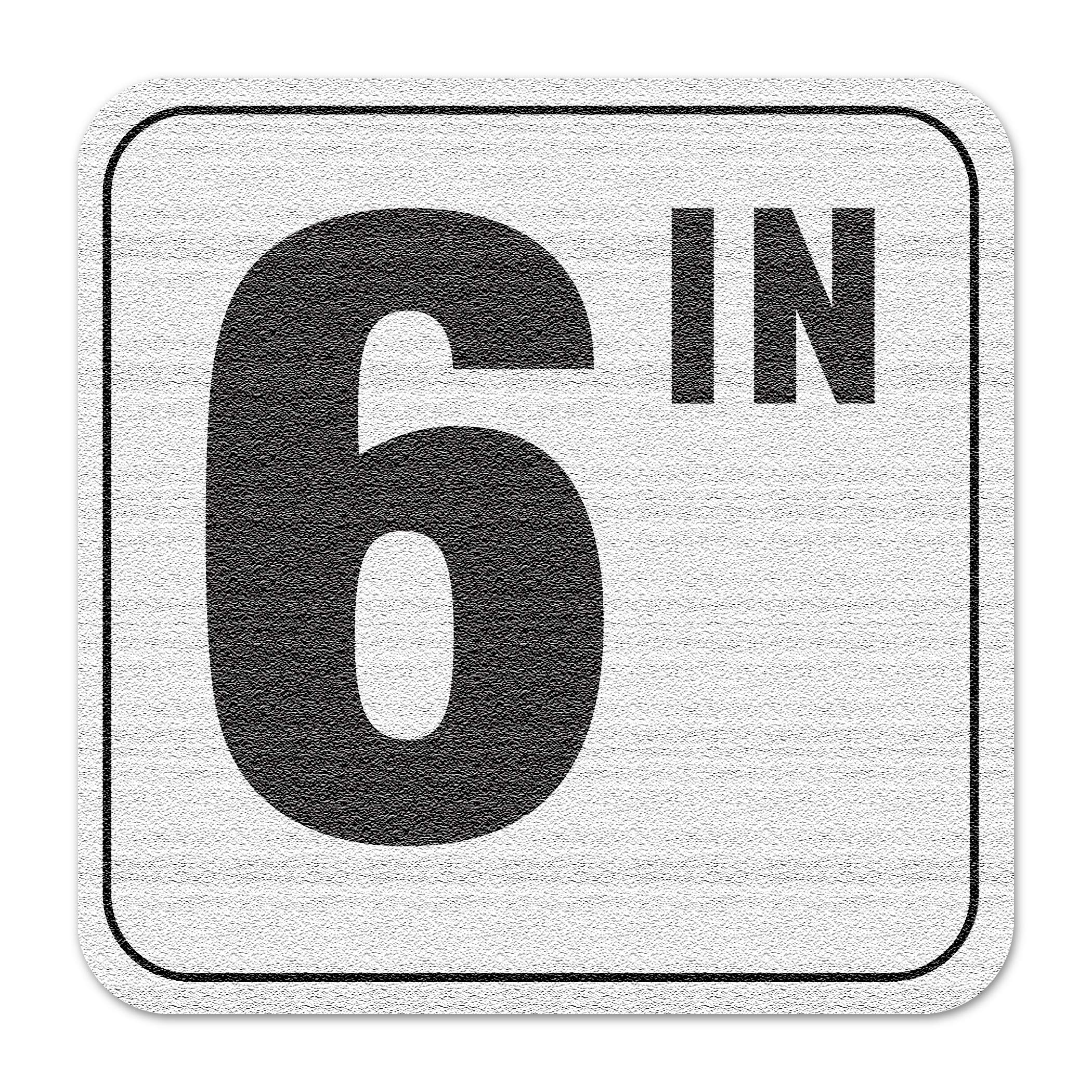 Mua 6 IN (Inch) Pool Depth Markers, 6
