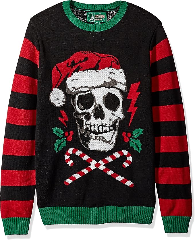 Ugly Holiday Skull Sweater â SkullVillage.com â Because skulls are awesome