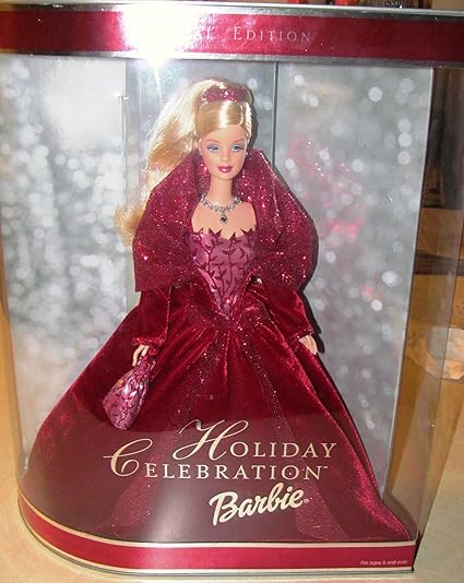 Mattel 2002 Holiday Celebration Barbie: Amazon.co.uk: Toys & Games