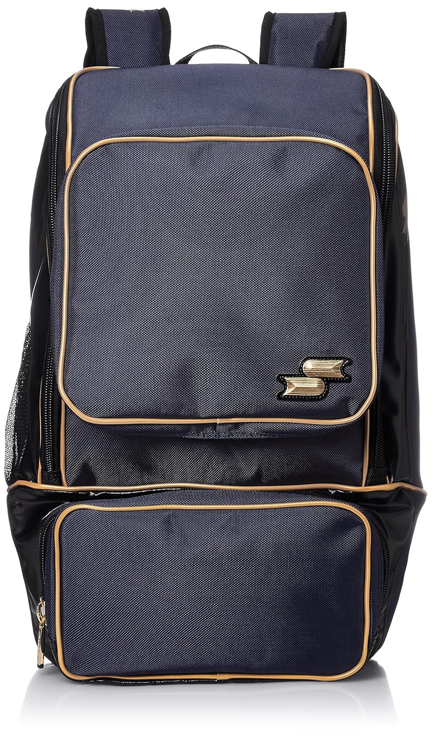 バックパック B077mj4w1q ネイビー ゴールド エスエスケイ リュック ネイビー ゴールド メンズ 受注生産品 Rumble Media